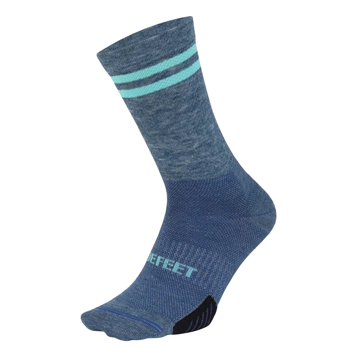 Cyclismo Wool Blend 6in Double Stripe Socks