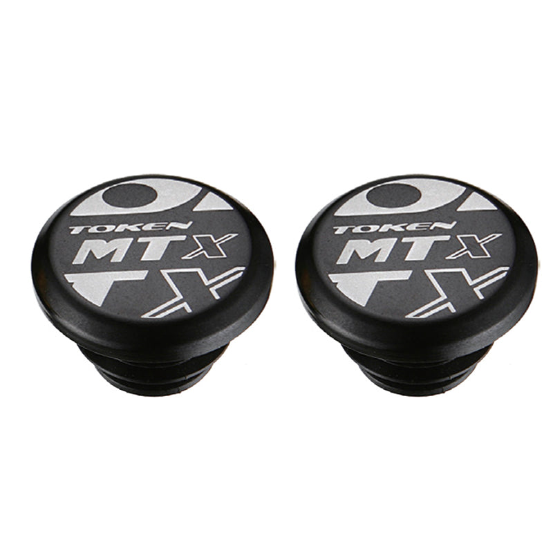 MTX Alloy Bar End Plugs Black