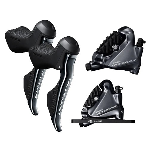 Shimano R8070 11 Speed Di2 Shifter and Caliper set